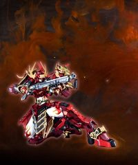  Mô hình võ tướng Sanada Yukimura - Samurai (màu đỏ) DEVIL HUNTER-YY-05 
