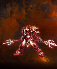  Mô hình võ tướng Sanada Yukimura - Samurai (màu đỏ) DEVIL HUNTER-YY-05 