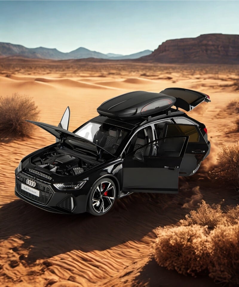  Mô hình xe ô tô hợp kim Audi RS6 phiên bản cao cấp tỉ lệ 1:18 QY-H1152 