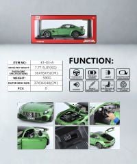  Xe Mô Hình MERCEDES-AMG GTR 1:18 BLACK MAMBA-K1-03-A 