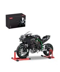  Mô hình Decor cao cấp Mô tô hợp kim màu đen tỉ lệ 1:6 (bản động) XLG-M92325-6B 