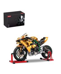  Mô hình Décor cao cấp Mô tô hợp kim màu vàng tỉ lệ 1:6 (bản động) XLG-M92325-6G 