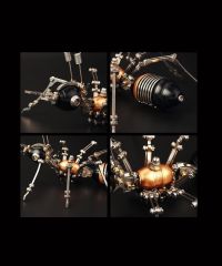  Bộ lắp ráp mô hình kim loại kiến cơ khí màu đỏ Zero Plain ANTM 