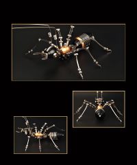  Bộ lắp ráp mô hình kim loại kiến cơ khí màu đỏ Zero Plain ANTM 