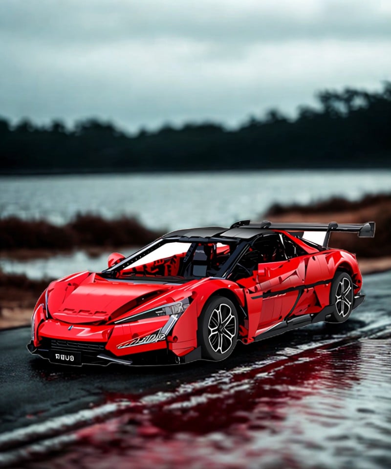  Lắp ráp siêu xe YangWang U9 tỉ lệ 1:8 (bản điều khiển) C64011W 