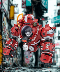  SOSKILL-SSKBDUCK02- Mô hình vịt Hip Hop Bduck 