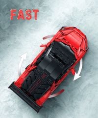  Lắp ráp siêu xe YangWang U9 tỉ lệ 1:8 (bản điều khiển) C64011W 