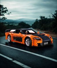  Siêu xe Mazda RX-7, MOC tỷ lệ 1:8 lắp ráp mô hình bản điều khiển CADA-C61502W 