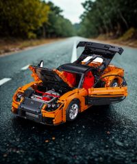  Siêu xe Mazda RX-7, MOC tỷ lệ 1:8 lắp ráp mô hình bản điều khiển CADA-C61502W 