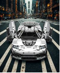  Đồ Chơi Lắp Ráp Siêu Xe Mercedes-AMG – CADA C61503W 