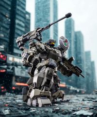  Set mô hình Chiến binh Blue Flame (Moshow-ZY00012-ZY00012-ZY00013) 