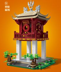  Lắp ráp mô hình Khuê Văn Các Steamland 