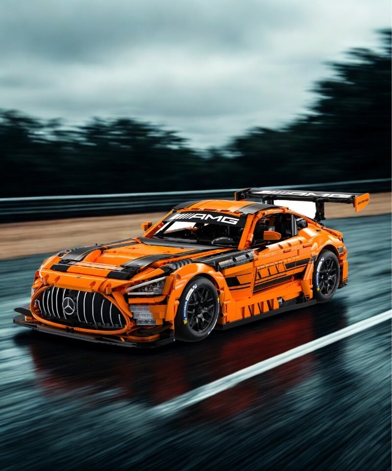  Lắp ráp siêu xe Mercedes AMG GT3 tỉ lệ 1:8 CaDA-C64008W 