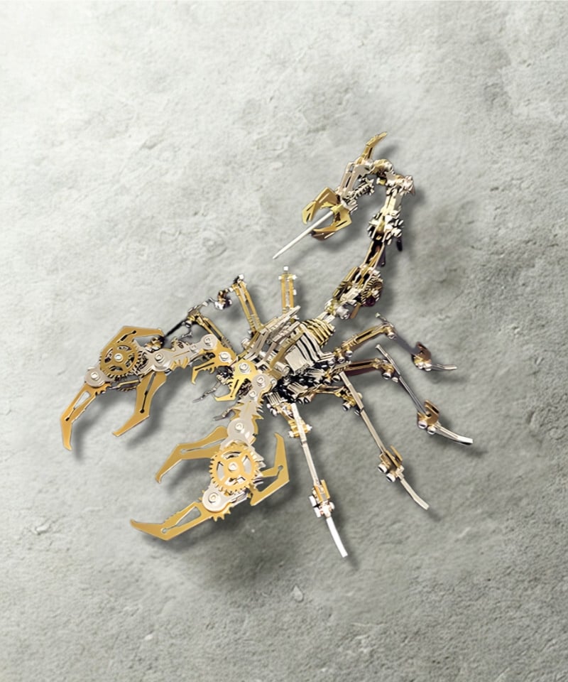  Bộ lắp ráp mô hình kim loại bọ cạp màu vàng Zero Plain-LLCXH2021 