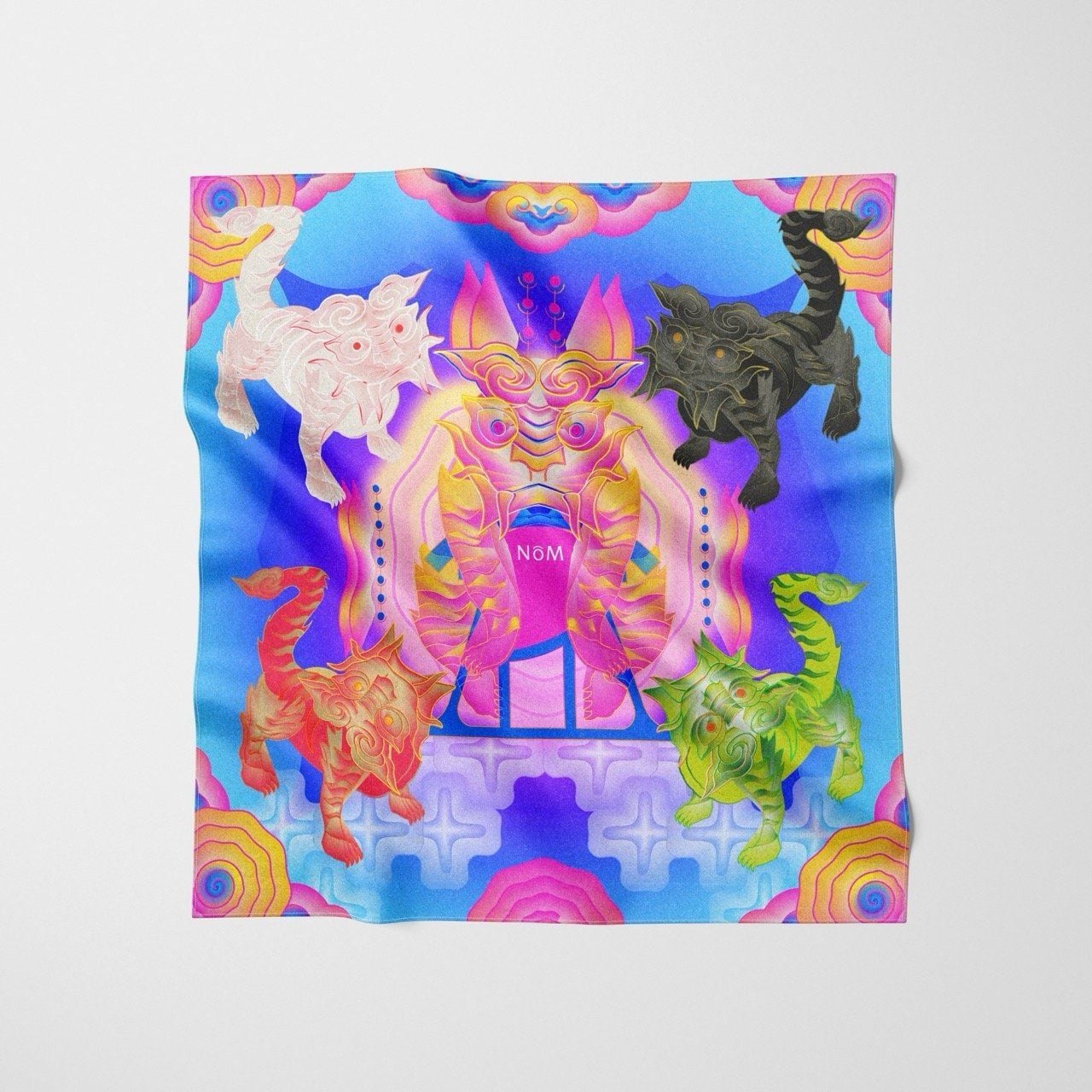  Khăn bandana - BST “Tranh Hàng Trống” 