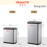  Thùng rác điện thông minh Yamato Ya30L – Thiết kế tối giản, công nghệ chuẩn Nhật 