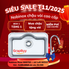  Combo Nobinox cao cấp 2025  chậu rửa bát Nobinox Rosa NN975D + vòi Loft NX533 tháng 11/2025 mua ngay 