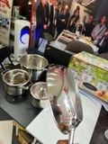  Bộ Nồi Đức Dusler DL12138R-9 Chính Hãng – Inox 304 Cao Cấp, 4 nồi 1 chảo, 9 món , Satin cao cấp. Dùng Cho Mọi Loại Bếp 
