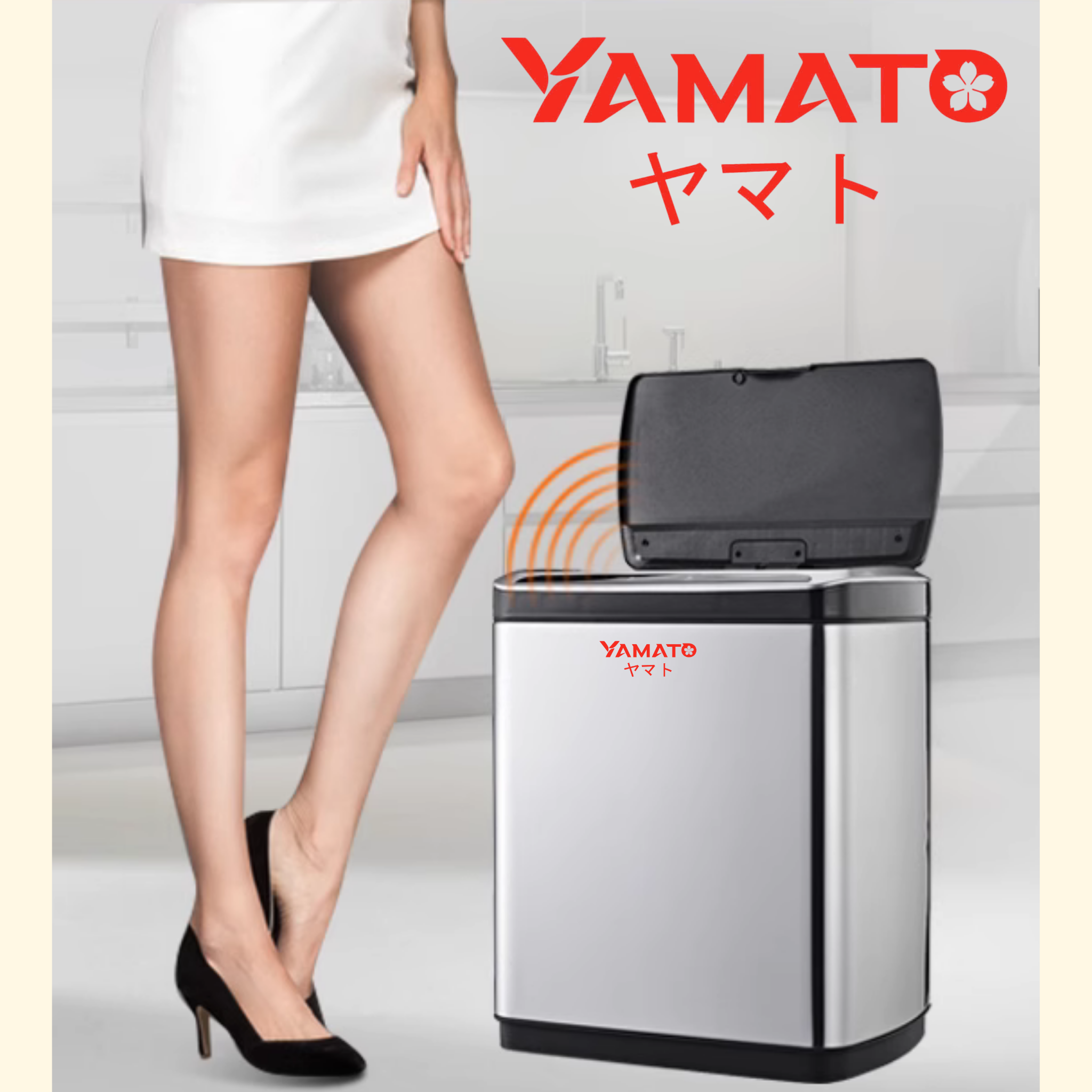  Thùng rác điện thông minh Yamato Ya30L – Thiết kế tối giản, công nghệ chuẩn Nhật 