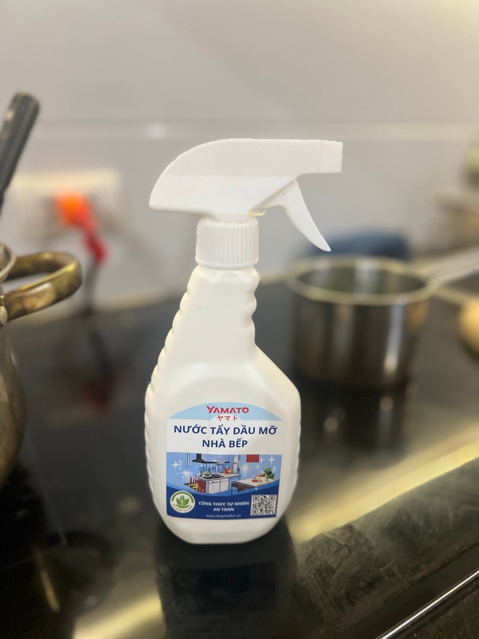  Chai tẩy dầu mỡ bếp Yamato siêu sạch 350ml 