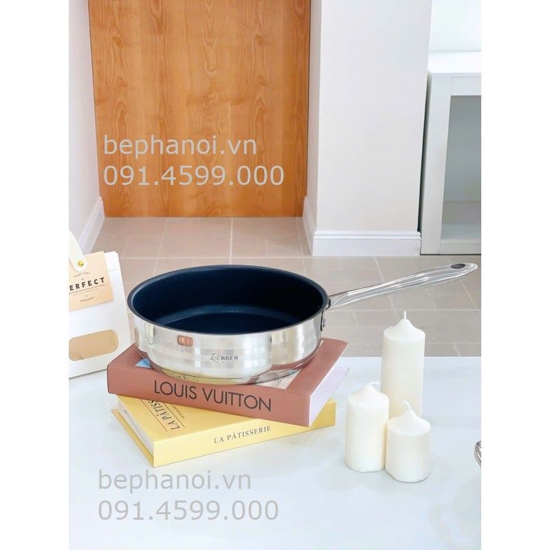  Bộ nồi inox bếp từ ARBER AN-05Promax 5 món Vip, bền bỉ. chống han rỉ, chống oxi hóa, an toàn nấu ăn, tiết kiệm điện 