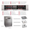 MRB độc lập Bosch SMS6ZCI01P , Seri 6 Kết nối thông minh Home Connect điều khiển máy rửa bát từ xa. 8 chương trình rửa linh hoạt: Eco 50°C, Auto 45–65°C, Chuyên sâu 70°C, Rửa nhanh 60°C. Động cơ EcoSilence Drive không chổi than, Nhập khẩu Đức