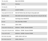  BẾP TỪ GX IH933G nhập Đức made in Germani  kính SCHOTT CERAN bền bỉ, công nghệ biến tần thông minh Half Bridge Smart INVERTER cùng nhiều tính năng hiện đại 