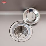  Chậu rửa bát inox 1 hố Konox KN8347SU Dekor Hà Nội, lắp âm đá, bàn đảo biệt thự 