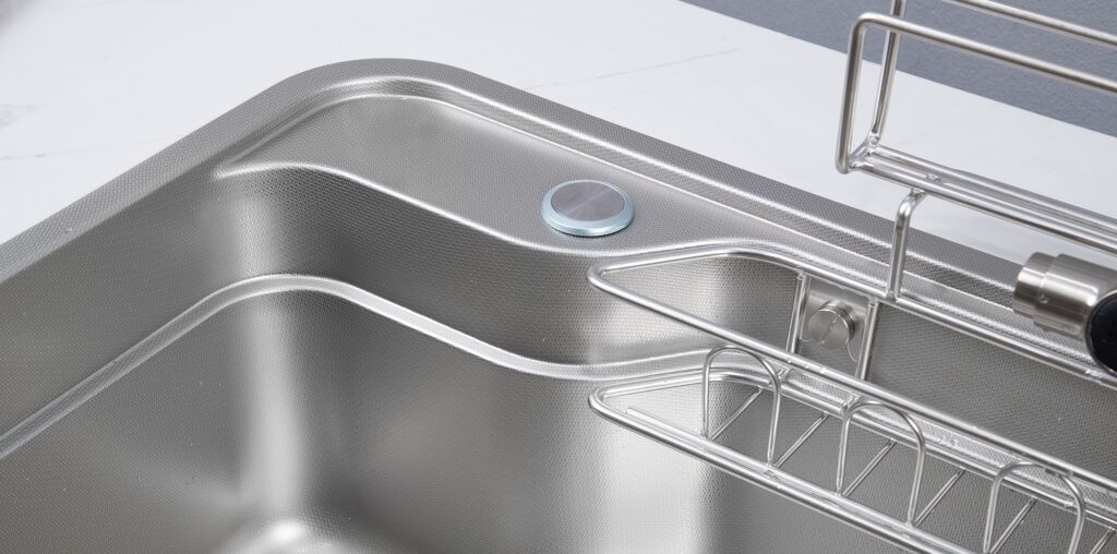  Chậu rửa bát Kluger KF7848FS – S78 Plus 2025 kích thước 78cm phổ biến mọi nhà. 1 hố tiện dụng 