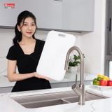  Chậu rửa bát inox 1 hố Konox KN8347SU Dekor Hà Nội, lắp âm đá, bàn đảo biệt thự 