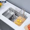 Combo quốc dân lên nhà mới bếp mới 2026: Bếp từ Thái Lan Sevilla TC667, hút mùi Fudeer Black đen bóng, chậu vòi Kluger Plus 1 hố cao cấp. Cùng quà tặng lên nhà mới 