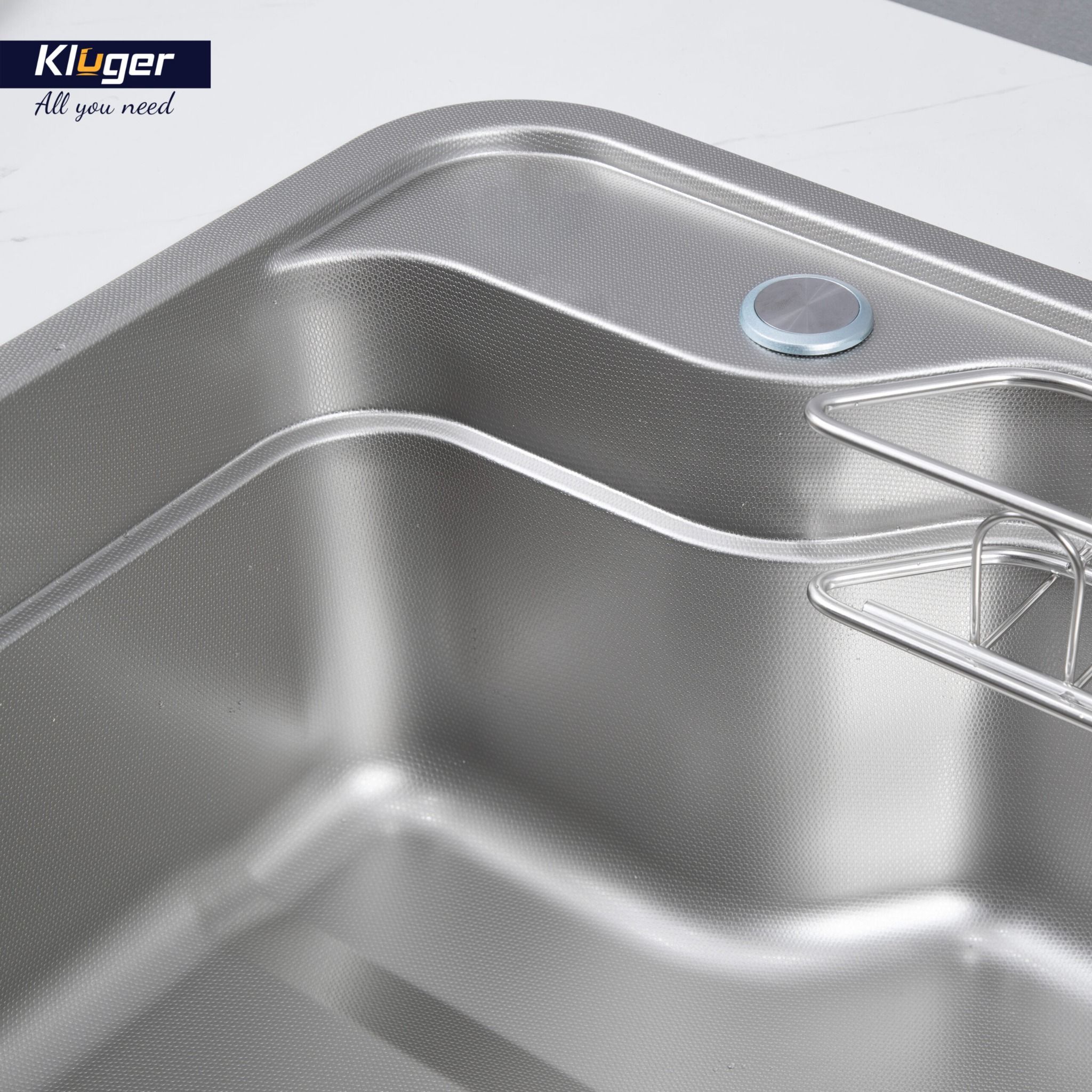  Chậu rửa bát Kluger KF7848FS – S78 Plus 2025 kích thước 78cm phổ biến mọi nhà. 1 hố tiện dụng 