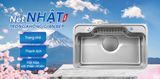  Chậu rửa bát Kluger KF7848FS – S78 Plus 2025 kích thước 78cm phổ biến mọi nhà. 1 hố tiện dụng 
