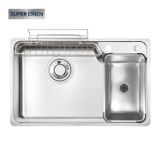  Chậu rửa bát Kluger KH8050SL Plus, siêu mịn, supper line, hiệu ứng chống bám top 2025, 1 hố rộng rãi 