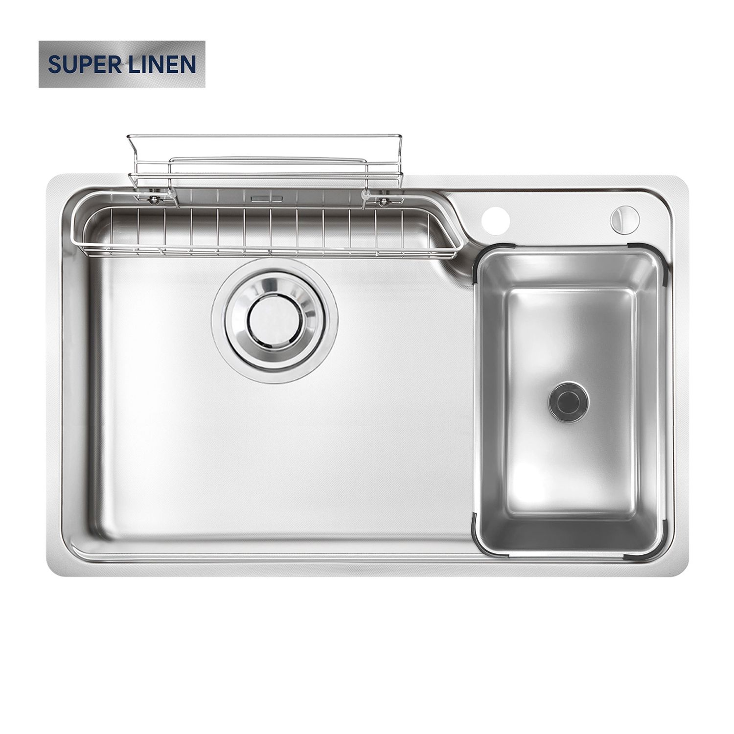  Chậu rửa bát Kluger KH8050SL Plus, siêu mịn, supper line, hiệu ứng chống bám top 2025, 1 hố rộng rãi 