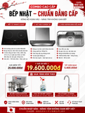  Combo căn bếp Nhật Bản 2026 cao cấp: Bếp Nhật Yamato 522st, hút mùi Fudeer T8, Chậu 1 hố kiểu Nhật Keeper 8050 kèm quà tặng lên nhà mới 