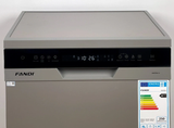  Máy rửa bát Fandi DW17DU-S màu Bạc 17 bộ rửa, thương hiệu ITALIA sản xuất Malaysia, sấy khô PTC không cần hé, diệt khuẩn UV. 