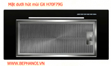  Máy hút mùi GrandX GX H70F79G - Âm toàn phần BLDC, Thiết kế âm tủ toàn phần, chức năng ghi nhớ Smart Function, hẹn giờ 10 phút, 1150 m3/h, cảm ứng 5 cấp độ 