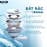  Chậu rửa inox Kluger 75cm KY7545FS – S75 TOYA SERIES. - Chất liệu: POSCO 304 (độ dày 1.0mm). - Bề mặt: LINEN dập nổi thế hệ mới, dễ dàng vệ sinh. Ép khuôn liền khối. ,Màu sắc:Silver, Gồm 01 chậu, 01 siphon , 01 bát rác, 01 giỏ inox để đồ. loại 1 hố 