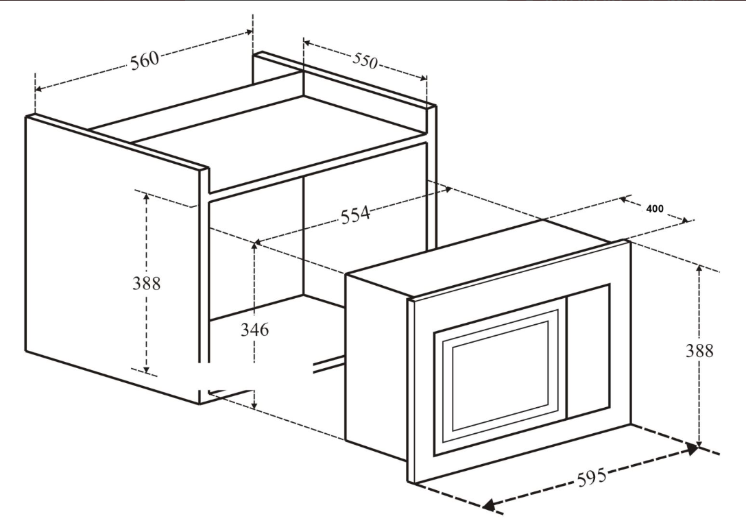  Lò vi sóng kèm nướng âm tủ Sevilla SV-V28  dung tích lớn 28L, giã đông, hâm nóng, nướng, vi sóng 5 cấp 