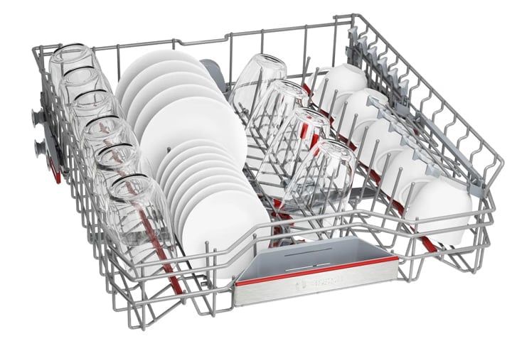  MÁY RỬA BÁT BÁN ÂM BOSCH SMU6ECS57E SERIE 6 14 BỘ Rửa chuyên sâu Intensive Zone, Sấy tăng cường, Tăng tốc độ rửa, Vệ sinh máy 