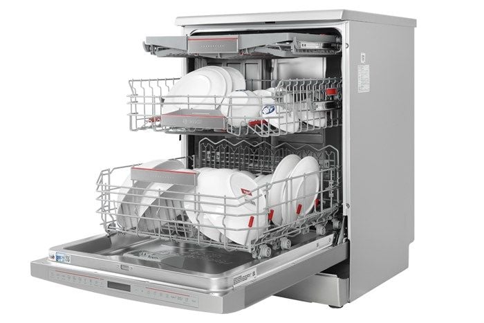  Máy rửa chén độc lập Bosch SMS8YCI01E bảo trì 10 năm, điều khiển app thông minh, sấy khô Sấy tăng cường - Extra Dry, nhập khẩu Đức 