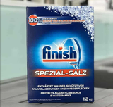  Muối 1.2kg Finish dùng cho máy rửa bát, mọi nhà tin dùng, kích cỡ 1.2kg tiện dụng. 