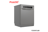  MÁY RỬA BÁT FULCO FC2005TL16B CAO CẤP (Màu Đen) Rửa 16 bộ, 12 chương trình rửa + 4 chức năng an toàn, Sấy không khí nóng PTC,  Công nghệ khánh khuẩn Nano + khử trùng bằng tia UV 