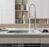  Vòi rửa bát cần mềm NOBILI MOVE NB133S Nhập Ý made in Italia Grapbuy Bếp Hà Nội 
