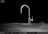  VÒI RỬA BÁT DÂY RÚT NOBILI RING NB131L Nhập Ý made in Italia Grapbuy Bếp Hà Nội 