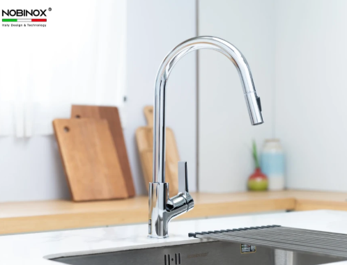  Combo chậu vòi biệt thự cao cấp chậu rửa bát Nobinox Rosa NN974DT + tặng vòi Loft NX533, phiên bản hoàn hảo cho căn bếp hiện đại 2025 