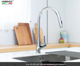  VÒI RỬA BÁT DÂY RÚT NOBINOX LOFT NX533 lõi đồng cao cấp bảo hành chính hãng chống han rỉ 2 đường nóng lạnh 