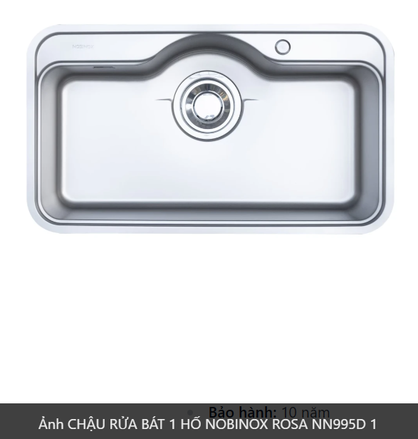  NOBINOX ROSA NN 995 D  Inox 304 POSCO kích thước lớn 880mm x 500mm, vân siêu mịn, cao cấp 