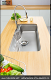  NOBINOX ROSA NN 995 D  Inox 304 POSCO kích thước lớn 880mm x 500mm, vân siêu mịn, cao cấp 